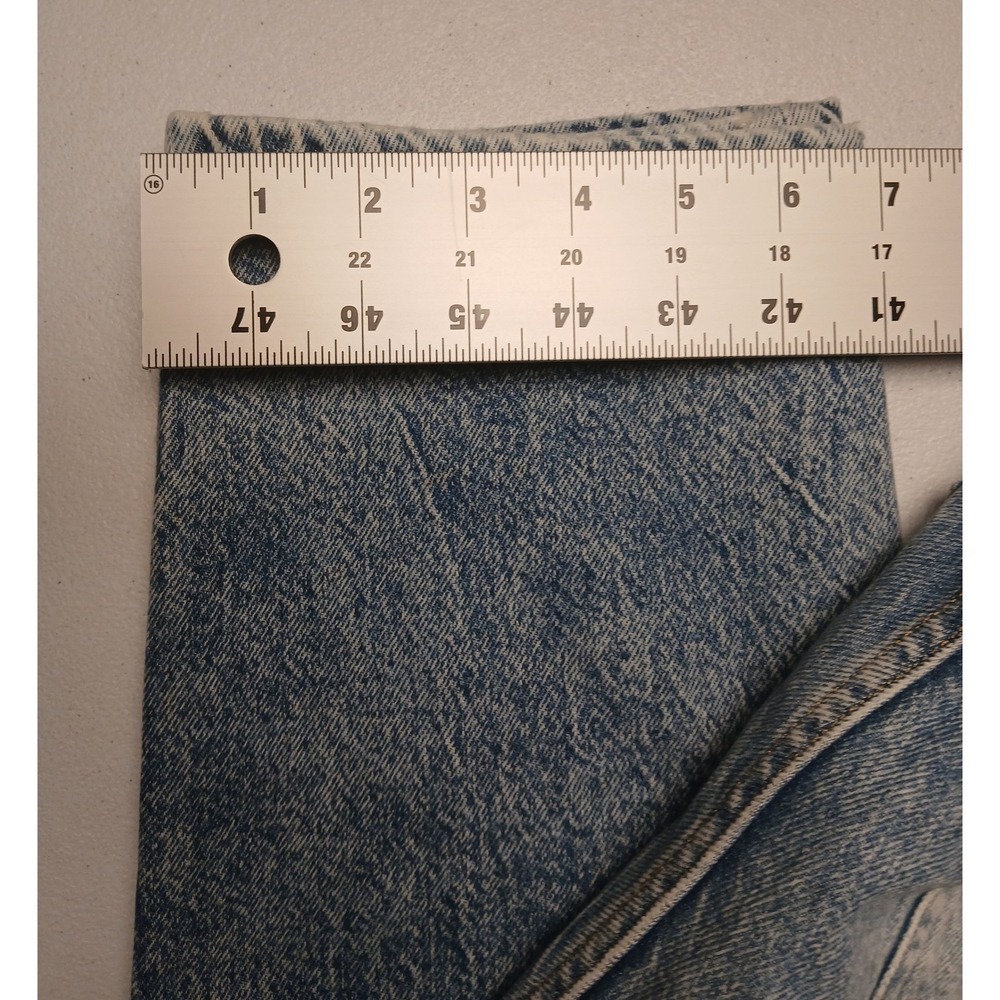 Lucky Brand Womens 10/30A High Rise Distressed Mom Jeans Light Acid Wash Blue - Picture 11 of 12